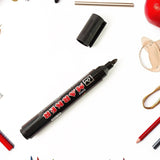 Black Permanent Marker Set