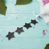 Mini Pvc Anti-Slip Bat Mat Non Slip Baby Bath Mats, Mini Child Safety Anti Slip Shower Mats Star Shaped for Kids (4 pc Set)