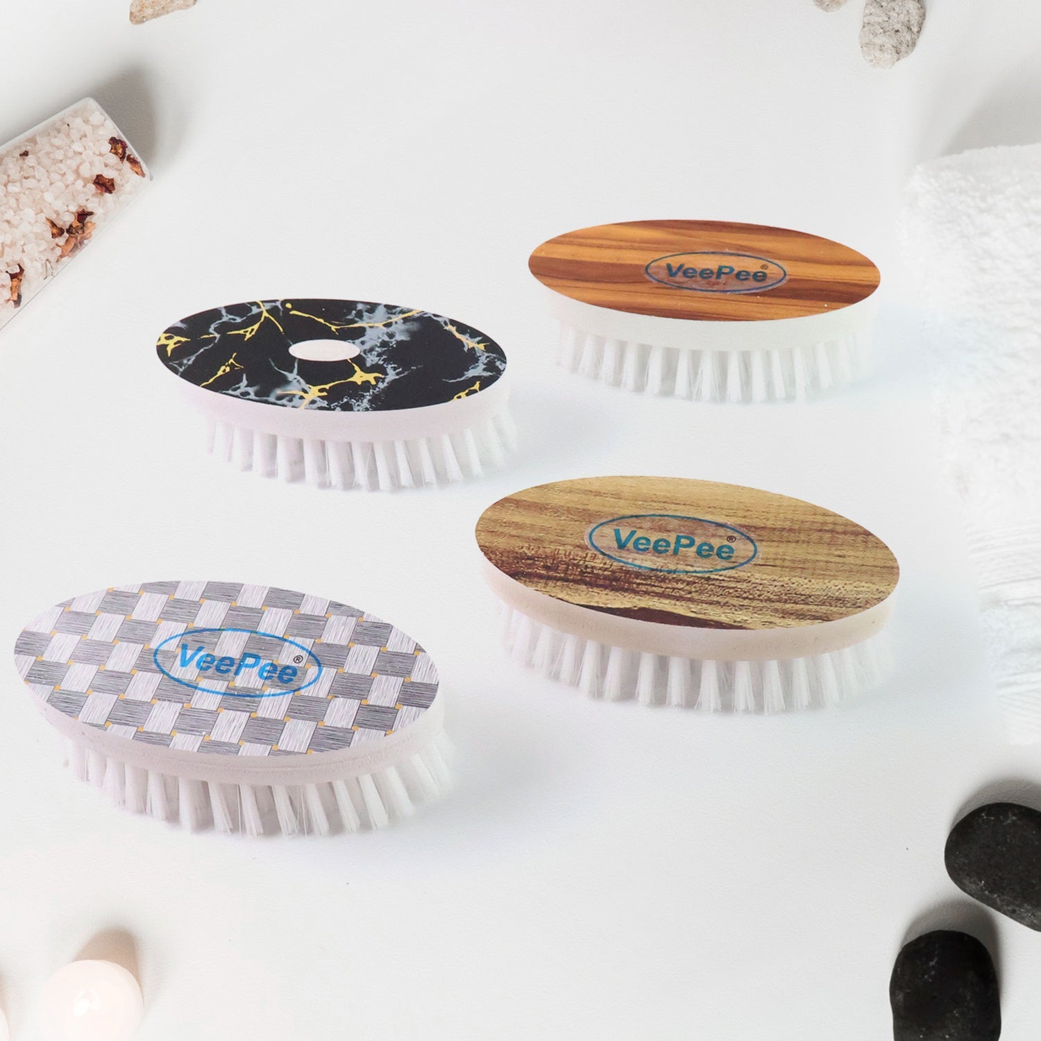 VeePee Oval Cloth Washing Brush Set