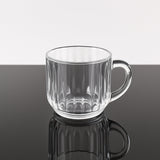 Unbreakable Transparent Plastic Tea Cups (Set of 6 Pc)