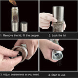 Compact Salt and Pepper Mill