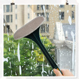 2-in-1 Mesh Cleaning Brush & Wiper with Extended Handle – Window Cleaner (1 Pc)